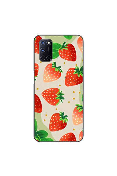 OEM Husa compatibila cu Oppo A72 Silicon Gel Tpu Model Capsuni Pattern
