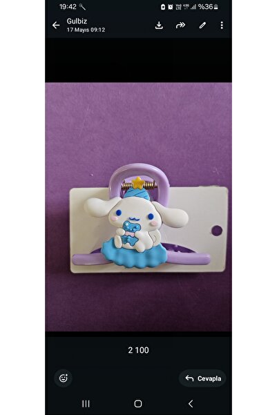 NO BRAND "Sanrio" Themed Cinnamoroll Hair Clip