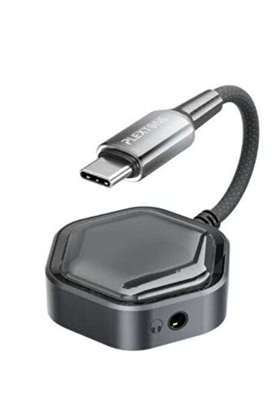 PLEXTONE GS1 Pro Gaming Adapter & Converter Dongle, 2-in-1 USB-C to 3.5mm AUX...
