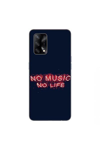 OEM Husa compatibila cu Oppo A74 4G Silicon Gel Tpu Model No Music No Life
