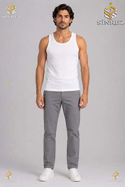 SİNREZ Men's Halter Neck Lycra Sports Singlet Mhsn Mannequin