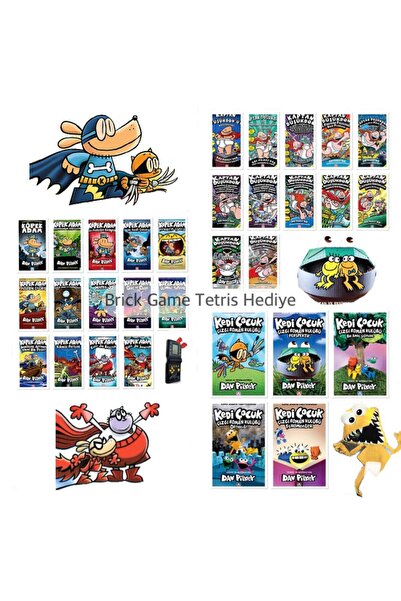 Altın Kitaplar Dav Pilkey Dev Set 31 Kitap (Köpek Adam 14 Kitap, Kaptan Düşük...