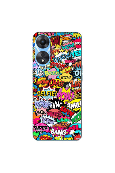 OEM Husa compatibila cu Oppo A78 4G (CPH2565) Silicon Gel Tpu Model Pop Art P...