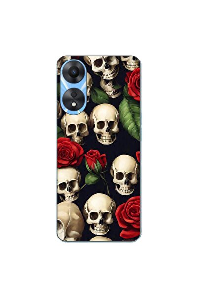 OEM Case compatible with Oppo A78 4G (CPH2565) Silicon Gel Tpu Model Skulls a...