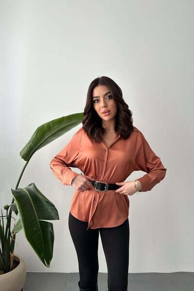 Maxi modena Tile Satin Shirt