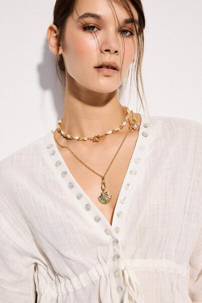 DeFacto Women's Necklace H3989Axns