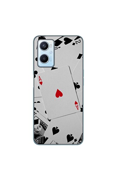 OEM Husa compatibila cu Oppo A96 4G Silicon Gel Tpu Model Carti Poker