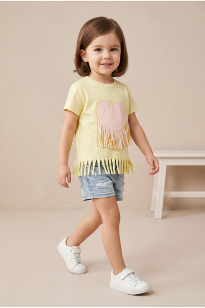 Cortigiani Girls T-Shirt Short Sleeve, 7-8Y