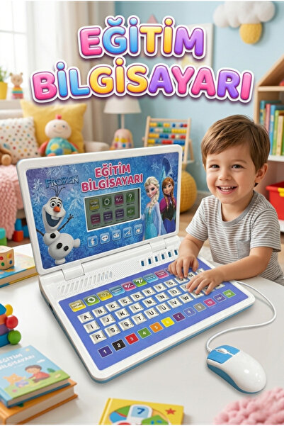 Tıfıl Toys 100 Fonksiyonlu Türkçe İngilizce Öğretici Eğlenceli Çocuk Laptopu ...