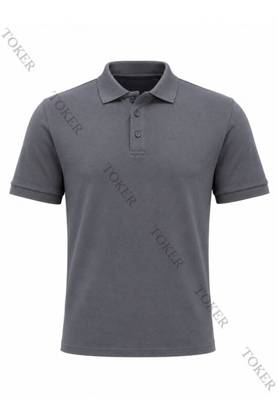 TOKER TEKSTİL Tricou Basic Pike cu guler polo, croială confortabilă, model de vară