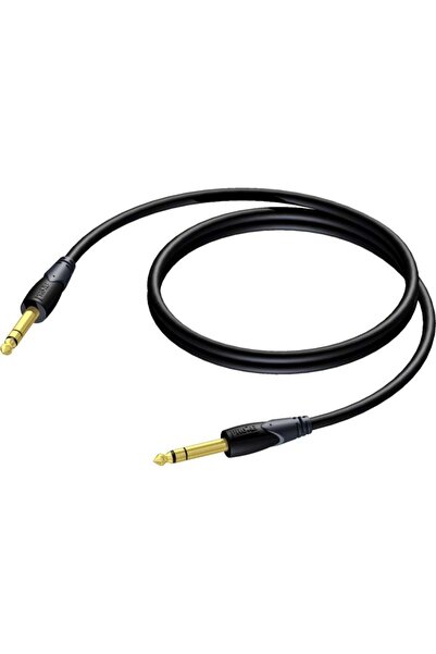 PROCAB Cablu Jack 6.3mm - Jack 6.3mm 10m negru (CLA610/10)