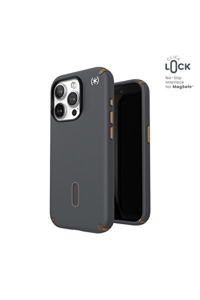 Speck Presidio2 Pro ClickLock & MagSafe - Husă iPhone 15 Pro (Gri Antracit / ...