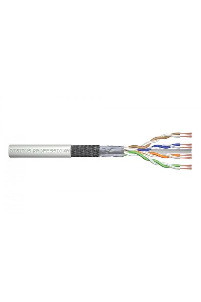 Digitus Cablu tip linka cat.6, SF/UTP, AWG 26/7, LSOH, 305m, gri, bobină