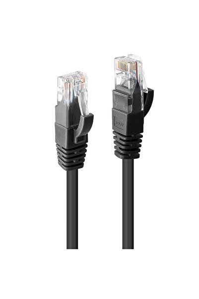 LİNDY Cablu patch Cat6 U/UTP negru 0.50m