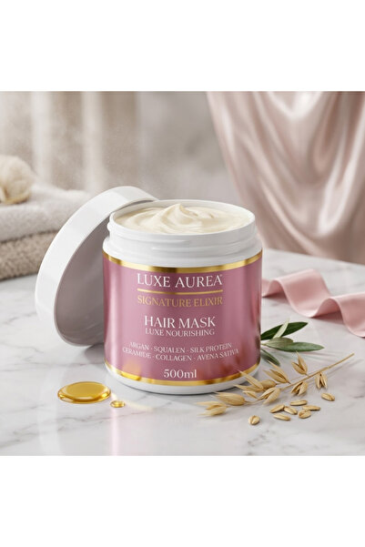 Luxe Aurea Signature Elixir Kolajen & Squalene Özlü Nemlendirici Saç Bakım Ma...