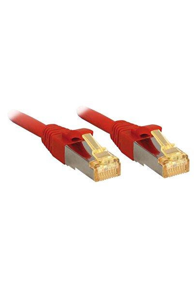 LİNDY Cablu patch Cat6A S/FTP LSZH Cat7, cablu brut, roșu, 1.50m