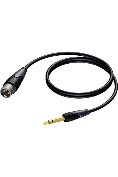 PROCAB Cablu Jack 6.3mm - XLR 10m negru (1KPCL069)