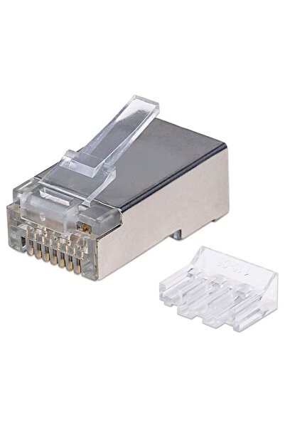 Intellinet Conector modular RJ45 Cat6A STP cu 3 puncte 90 bucăți.