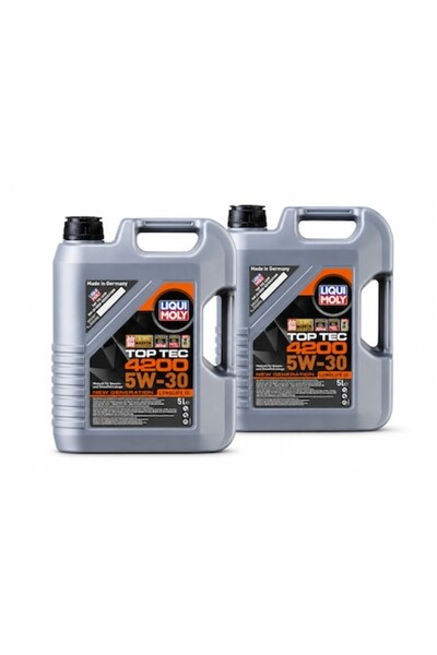 Liqui Moly Pachet 10 Litri Ulei de motor Top Tec 4200 5W-30 Longlife III, 2 x...