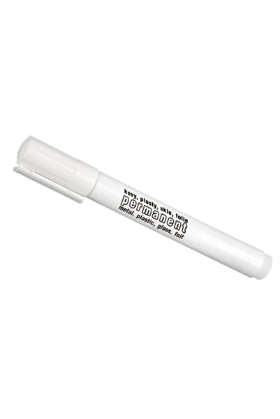 SGTT White permanent marker for metal, plastic, glass, foil