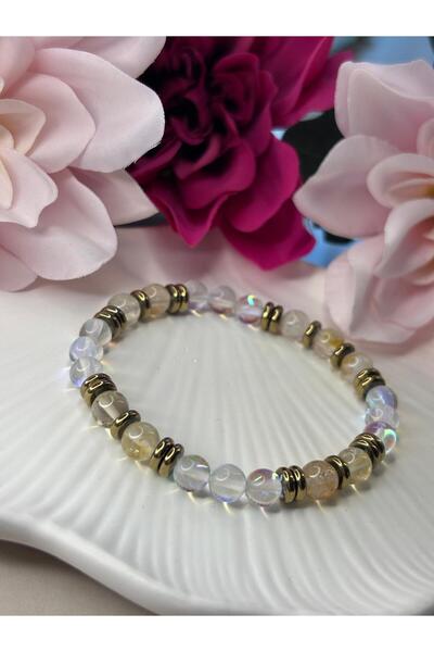 Moonstone Accessories Handmade Citrine & Thermal Quartz & Hematite Natural St...