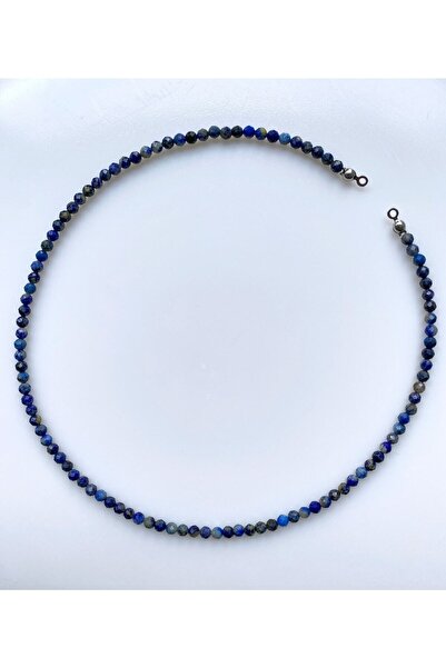 LADIN DOGALTAŞ Lapis Lazuli Natural Stone Necklace