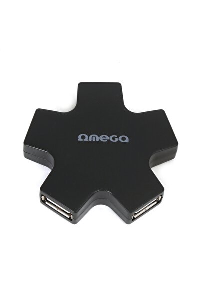 Omega HUB USB 2.0 4 PORTURI STAR NEGRU [42856]