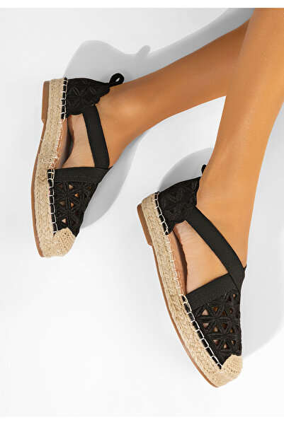 B T Shoes Women's black Feliania Espadrilles