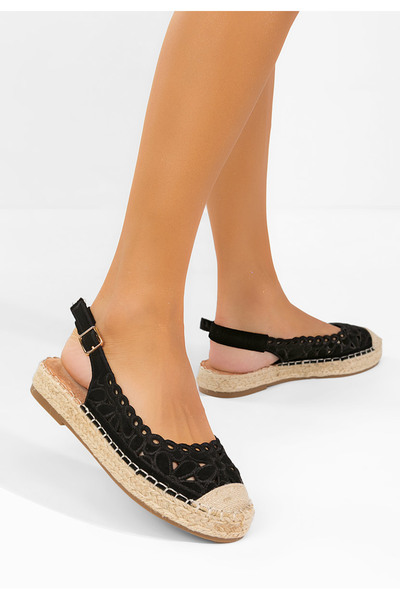 B T Shoes Women's black Latoria Espadrilles