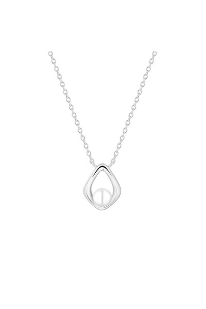 MANAVA Colier argint cu perla naturala - Frame
