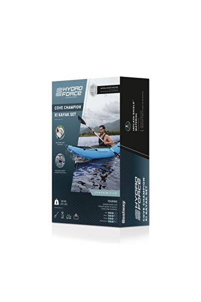 BESTWAY 65115 Cove Champion X1 Tek Kişilik Kano Seti 2.75m x 81cm