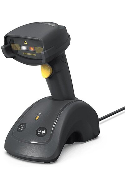 Zebra Scanner de coduri de bare Inateck 560B gri cu stație de transfer de date