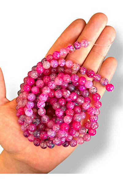 Bozhi Bead Set Agate Natural Stone 8mm - Natural Stone Beads Agate