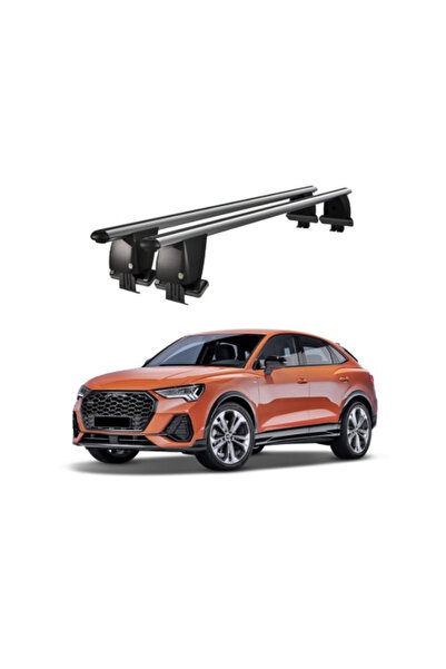 OEM Aluminum car trunk crossbars compatible with smooth roof Audi Q3 F3 Sport...