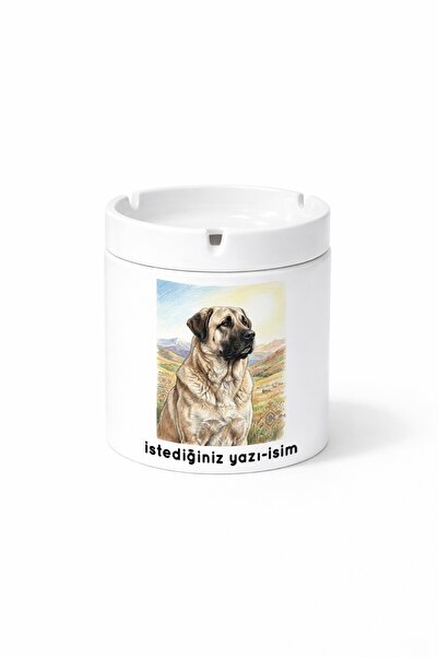 Kirbi Reklam Animal Kangal Turkish Shepherd Dog Double Sided Printed Ashtray ...