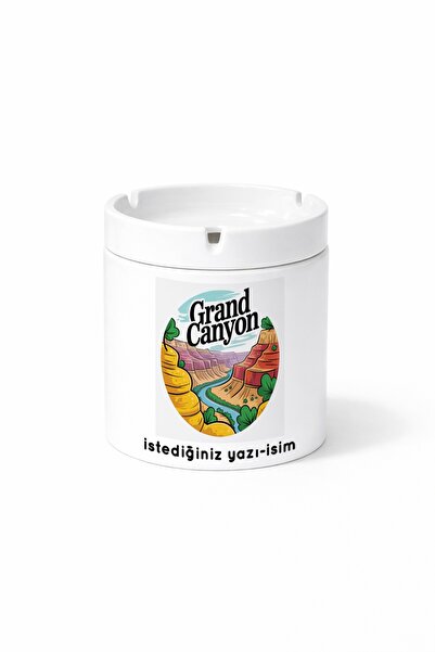 Kirbi Reklam هدية منفضة سجائر مطبوعة على الوجهين من Diger Grand Canyon Big Ca...