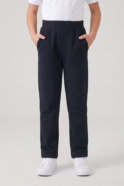 nacar çarşı Unisex Children's 2-Thread Seasonal Ribbed Waist Straight-Leg Com...