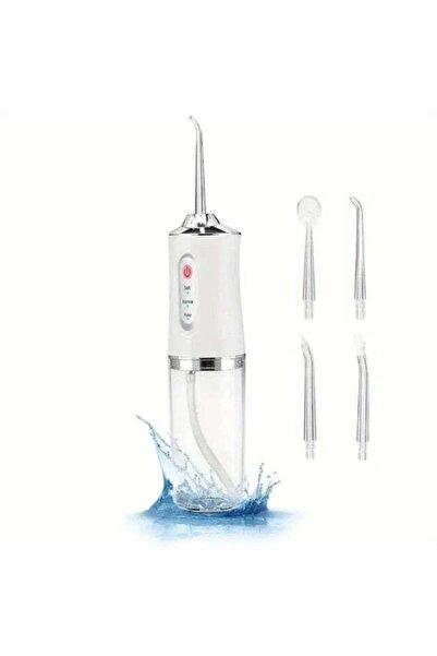 Generic Portable Dental Water Flosser with 4 Nozzles – Waterproof & USB Recha...