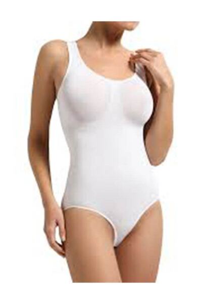 BENALİ Secret Moda Women's Strappy Women's Body White 4059