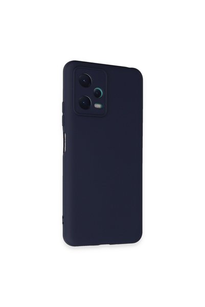 Generic Brand Redmi Note 12 5g Compatible Case Nano Velvet Silicone - Navy Blue