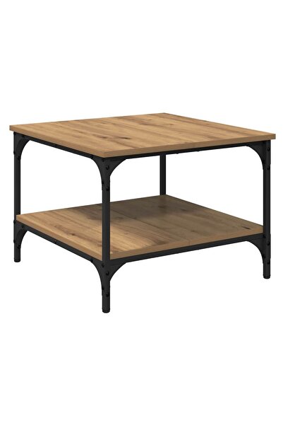 vidaxl Masă de cafea Stejar Artizanal 55 x 55 x 40 cm Lemn compozit