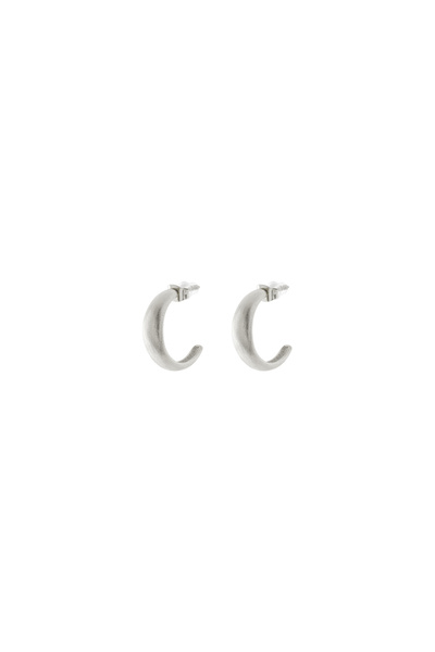 OXETTE Hoops stainless steel matte finish hoop earrings