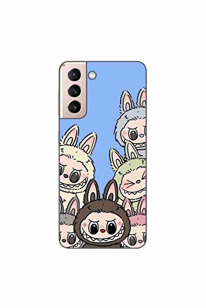 OEM Husa compatibila cu Samsung Galaxy S21 FE Silicon Gel Tpu Model Labubu Pa...