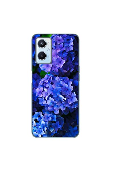 OEM Husa compatibila cu Oppo A96 4G Silicon Gel Tpu Model Hortensii