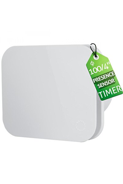 Turbionaire Bathroom fan TREND 100 PWM, Presence sensor, Matt white panel, Up...