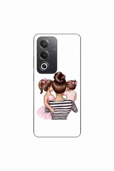 OEM Калъф, съвместим с Oppo A80, силиконов гел TPU модел Мама и момичета