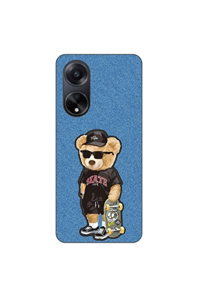 OEM Husa compatibila cu Oppo A98 5G Silicon Gel Tpu Model Bear Skate Fashion