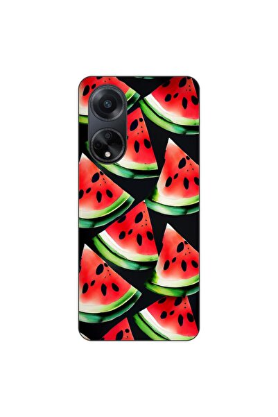 OEM Θήκη συμβατή με Oppo A98 5G Σιλικόνης Τζελ TPU με σχέδιο Φέτες Καρπουζιού