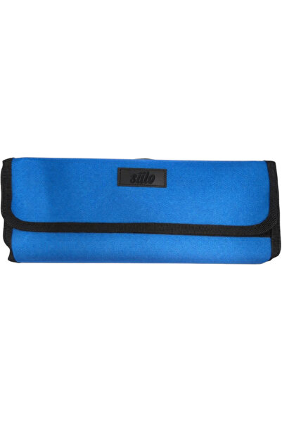 Stilo Fabric Quad Pencil Bag (Blue)