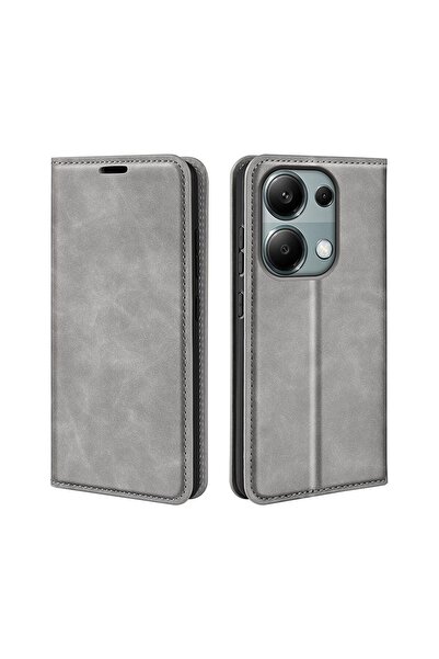 sscase Retro Magnetic Θήκη Βιβλίο Grey (Xiaomi Redmi Note 13 Pro 4G/Poco M6 P...